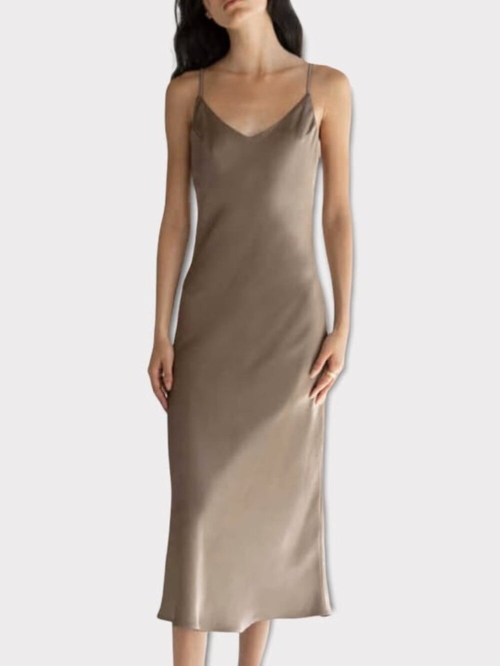 OAK + FORT bronze dress